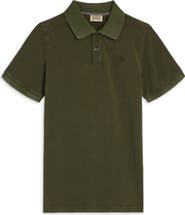 Scotch & Soda Washed Cotton Piqué Polo