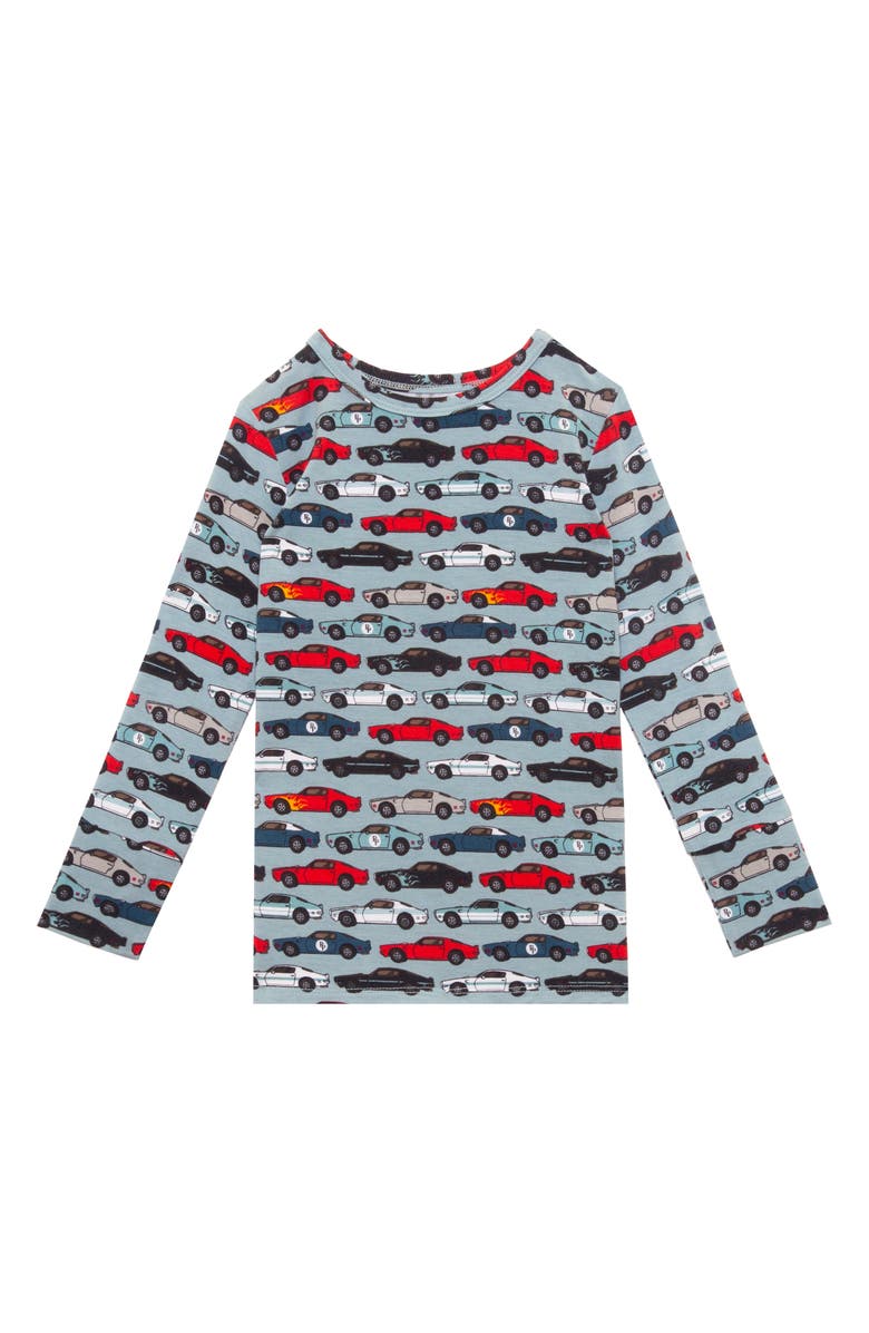 Posh Peanut Kids' Miles Fitted Two-Piece Pajamas, Alternate, color, 