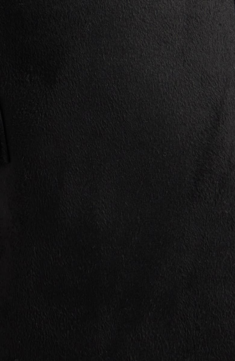 Sam Edelman Faux Suede & Faux Shearling Vest, Alternate, color, Black/ Black