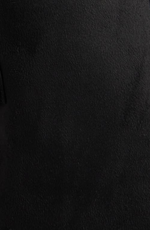 Sam Edelman Faux Suede & Faux Shearling Vest In Black