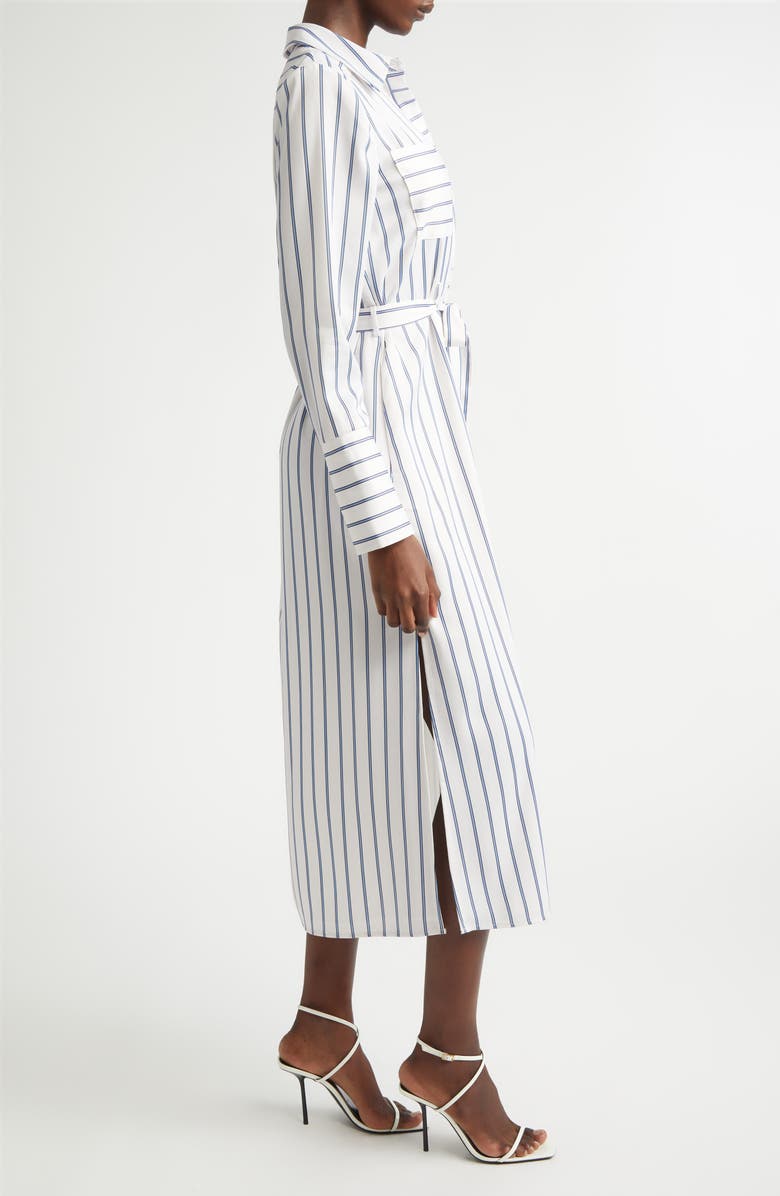 Ramy Brook Miriam Long Sleeve Shirtdress, Alternate, color, Ivory Seaside