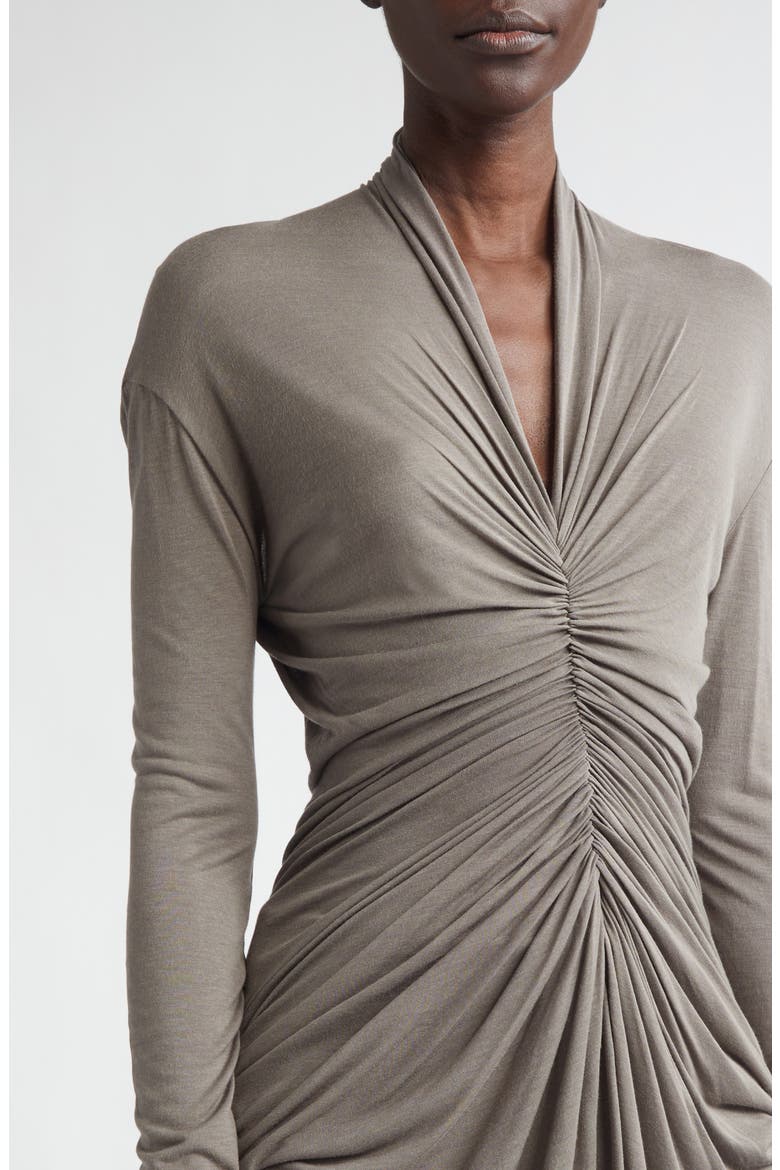Radiance Gathered Jersey Top, Alternate, color, DUST