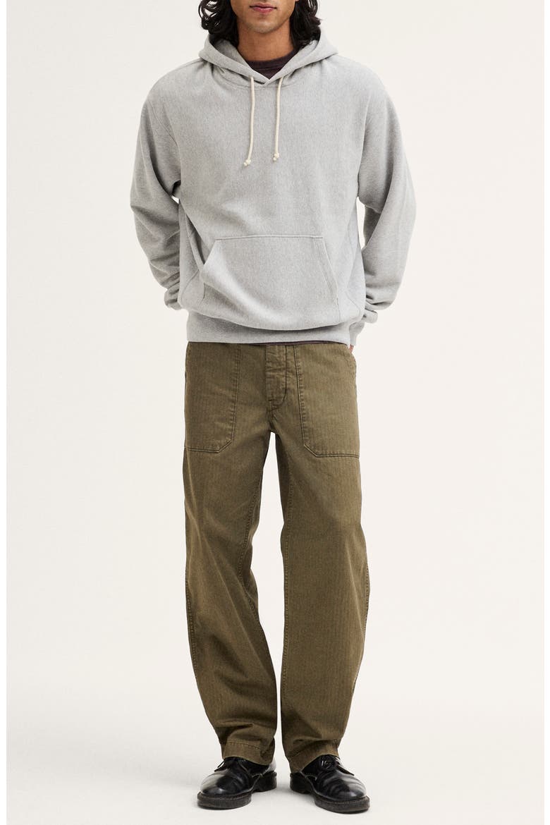 Herringbone Fatigue Pants, Alternate, color, FADED IVY