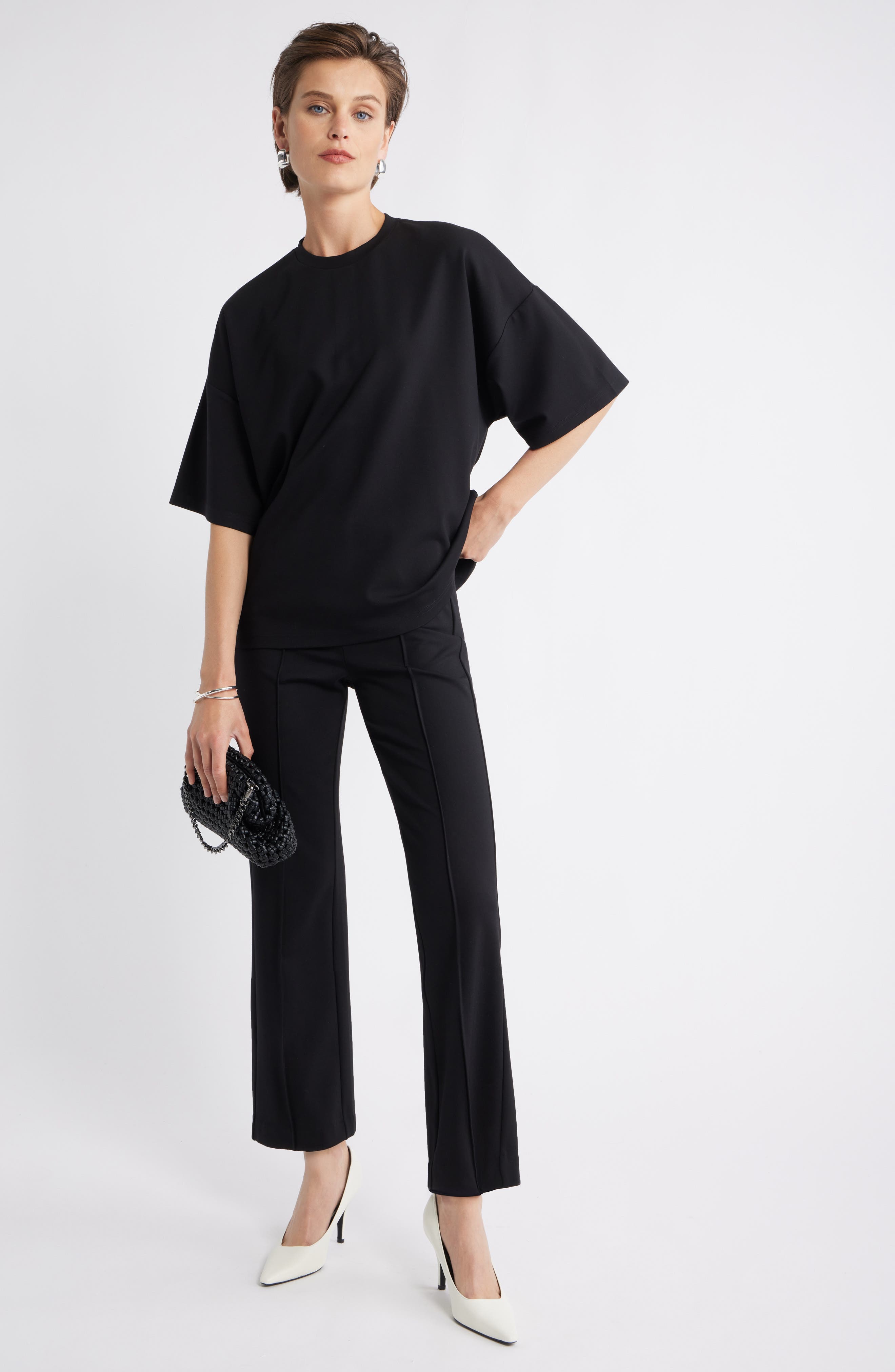 Pull-On Ponte Trousers - image 2