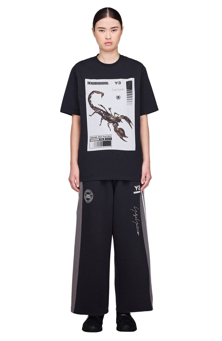 Y-3 x NEIGHBORHOOD Graphic T-Shirt, Alternate, color, Black/ Granite
