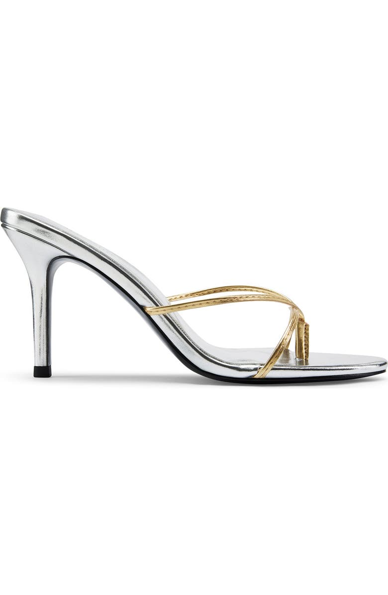 FEMME Sicilian Mule, Main, color, Gold & Silver