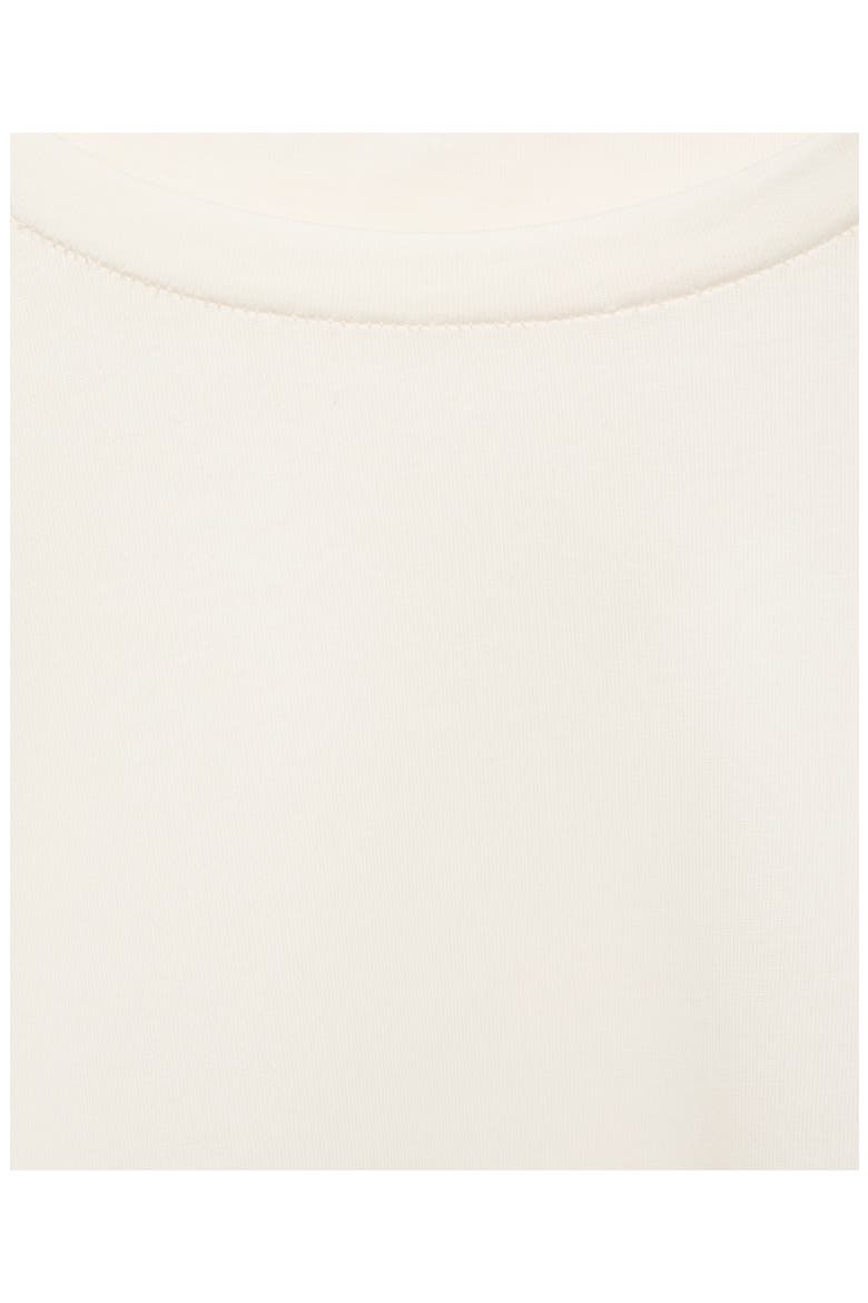 Open Stitch Trim Maternity T-Shirt, Alternate, color, WHITE