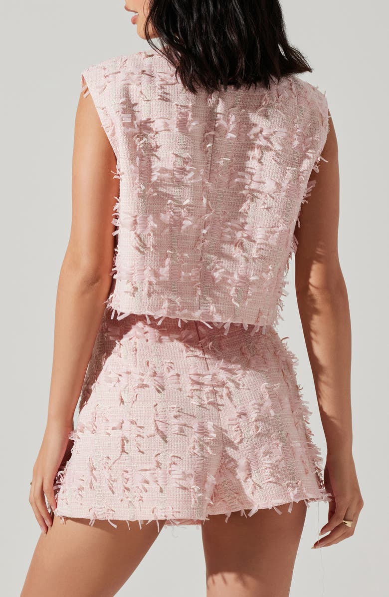 ASTR the Label Francie Vest, Alternate, color, Pink Jacquard Tweed