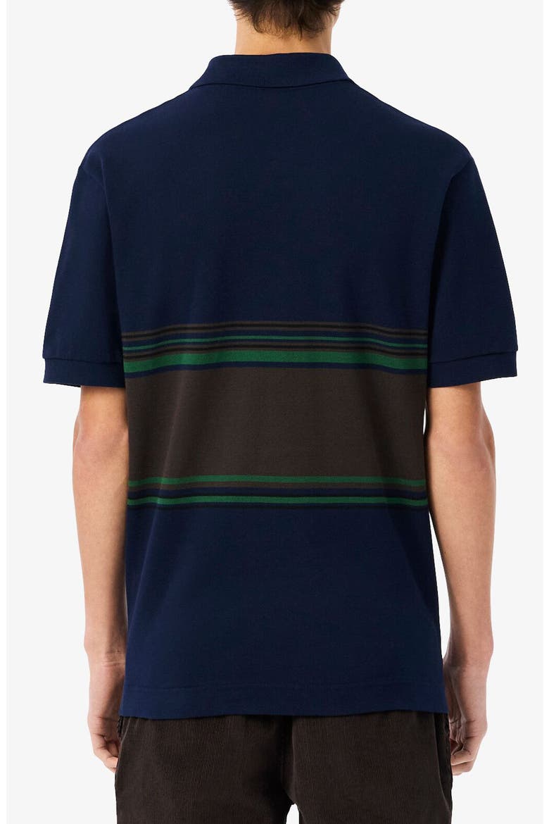 Classic Fit Cotton Piqué Polo, Alternate, color, NAVY BLUE