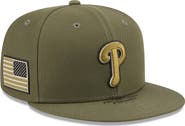 New Era Men's New Era  Olive Philadelphia Phillies 2026 Armed Forces Day 59FIFTY Fitted Hat