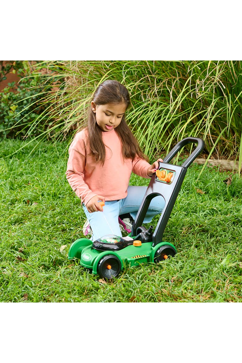 Battery Operated Lawn Mower, Alternate, color, Dark Green