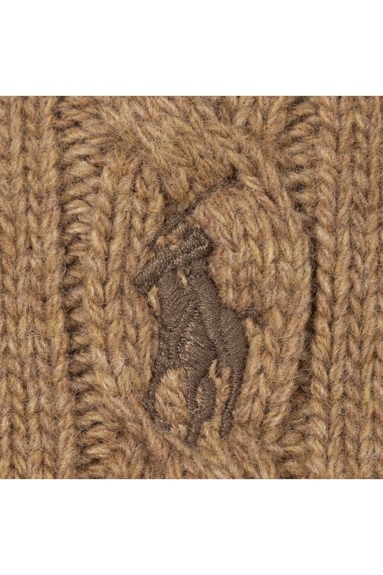 Cable Baseball Hat, Alternate, color, Classic Camel