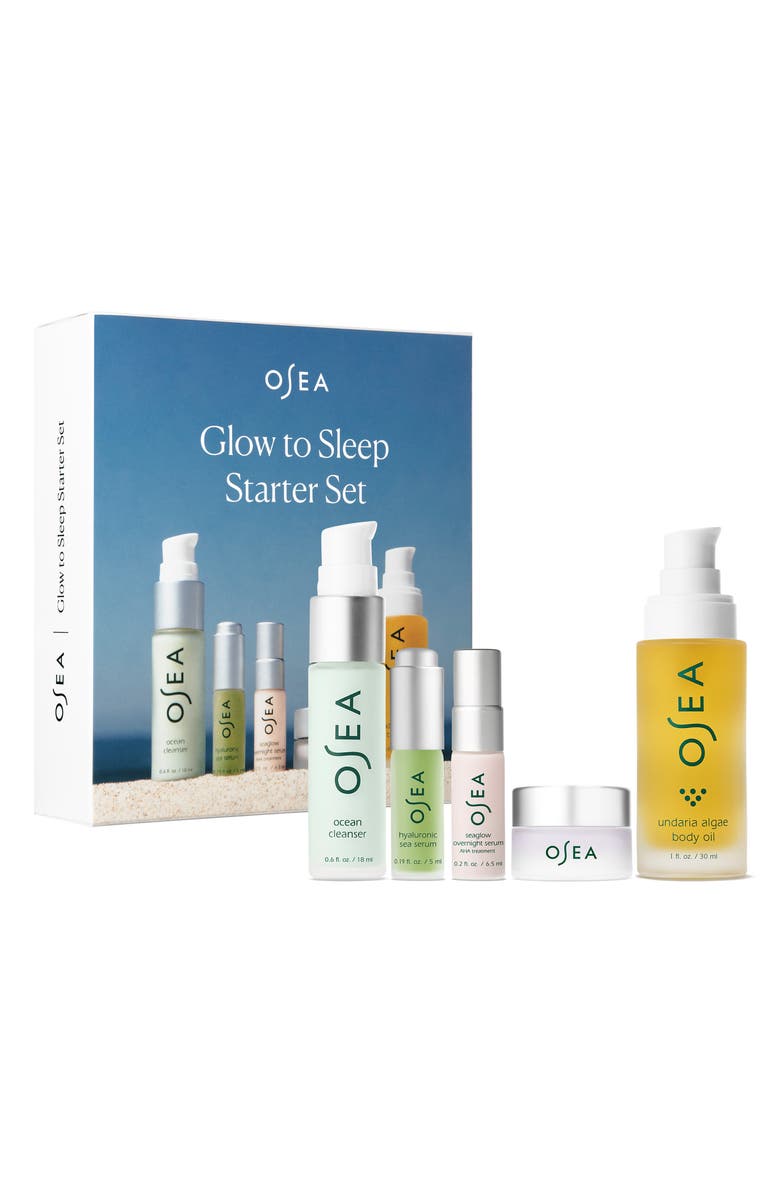 OSEA Glow to Sleep Starter Set $90 Value, Main, color, 