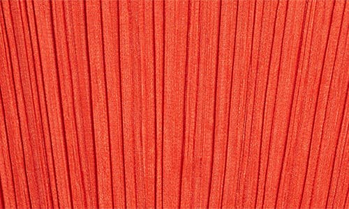 Issey Miyake Pleats Please Monthly Colors July Pleated Tunic In Red