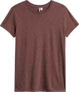 Nordstrom Pima Cotton Slub Crewneck T-Shirt
