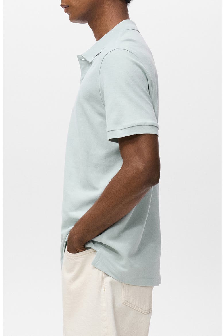 Regular Fit Cotton Piqué Polo, Alternate, color, SKY BLUE