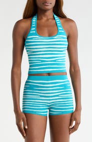 Kulani Kinis Halter Knit Cover-Up Tank Top