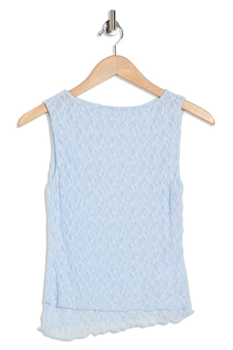 Sleeveless Lace Top, Alternate, color, BLUE