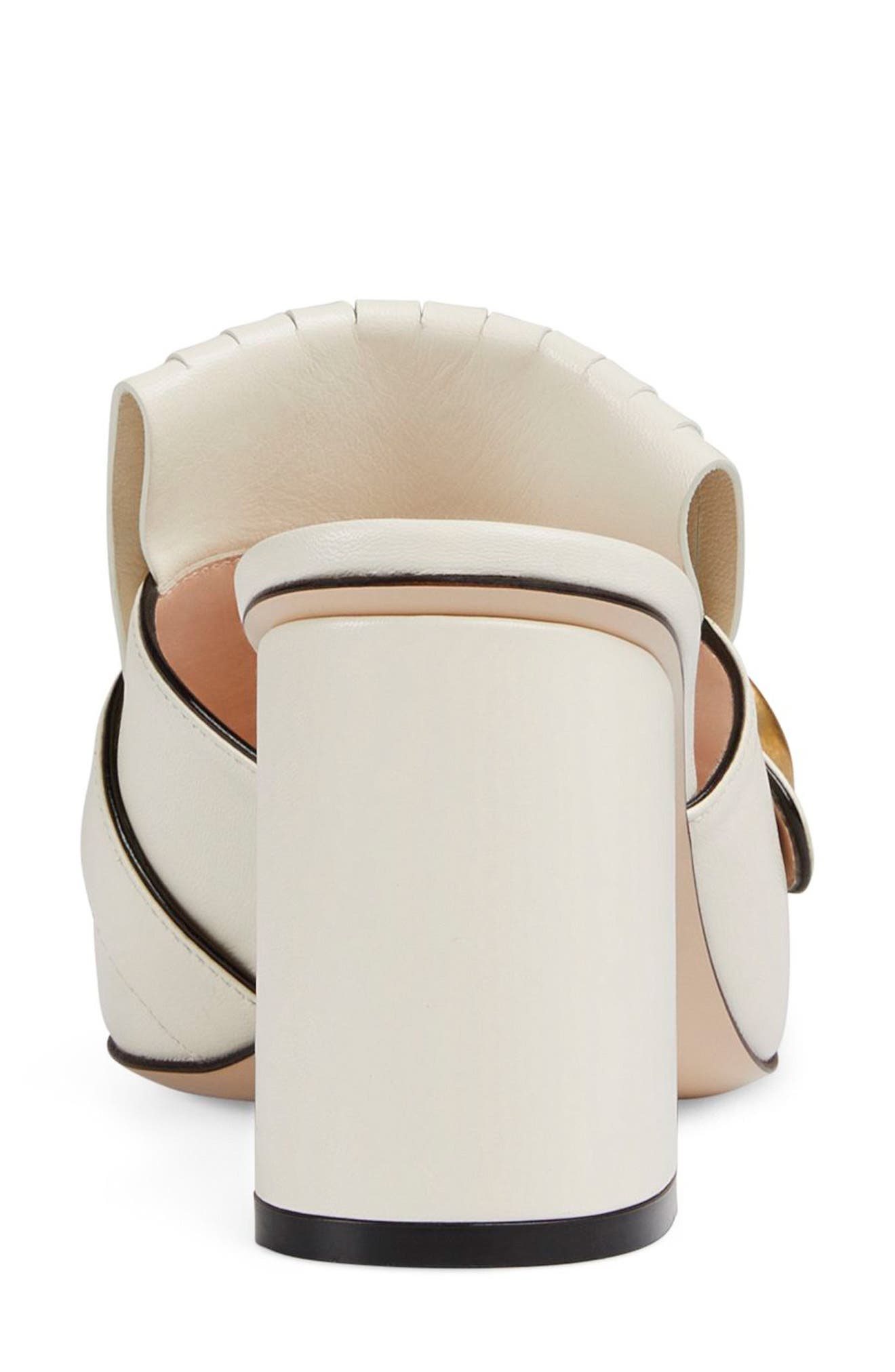 Gucci GG Kiltie Fringe Slide Sandal, Alternate, color, 