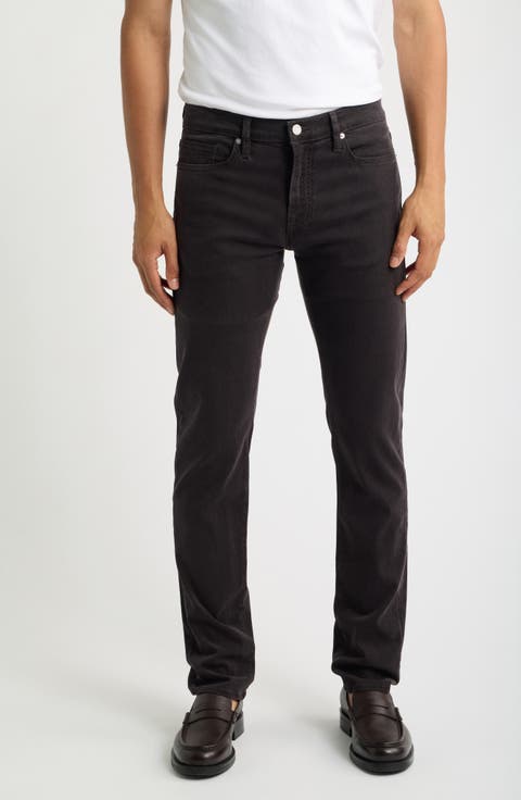 L'Homme Slim Fit Five-Pocket Twill Pants