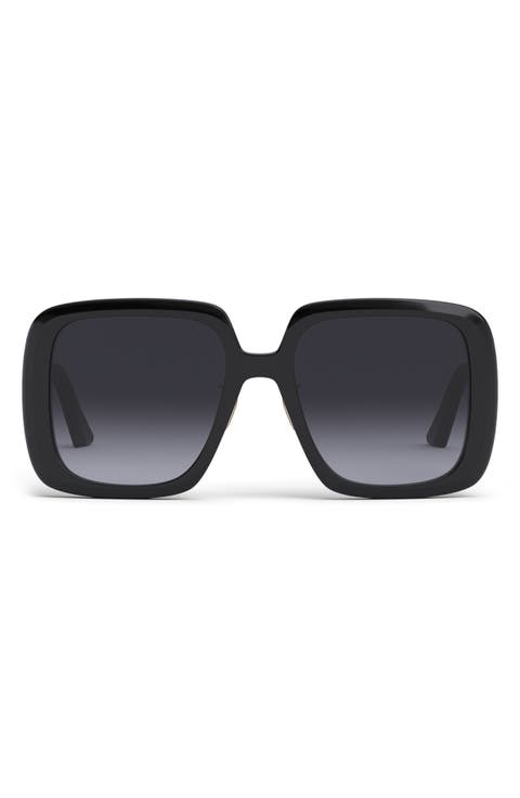 Bobby 56mm Square Sunglasses