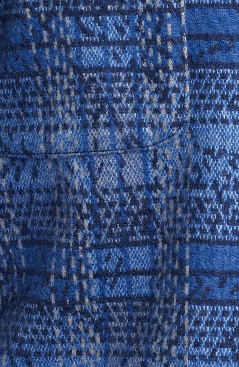 Tommy Bahama Fireside Fronds Plaid Strech Flannel Button-Up Shirt, Alternate, color,