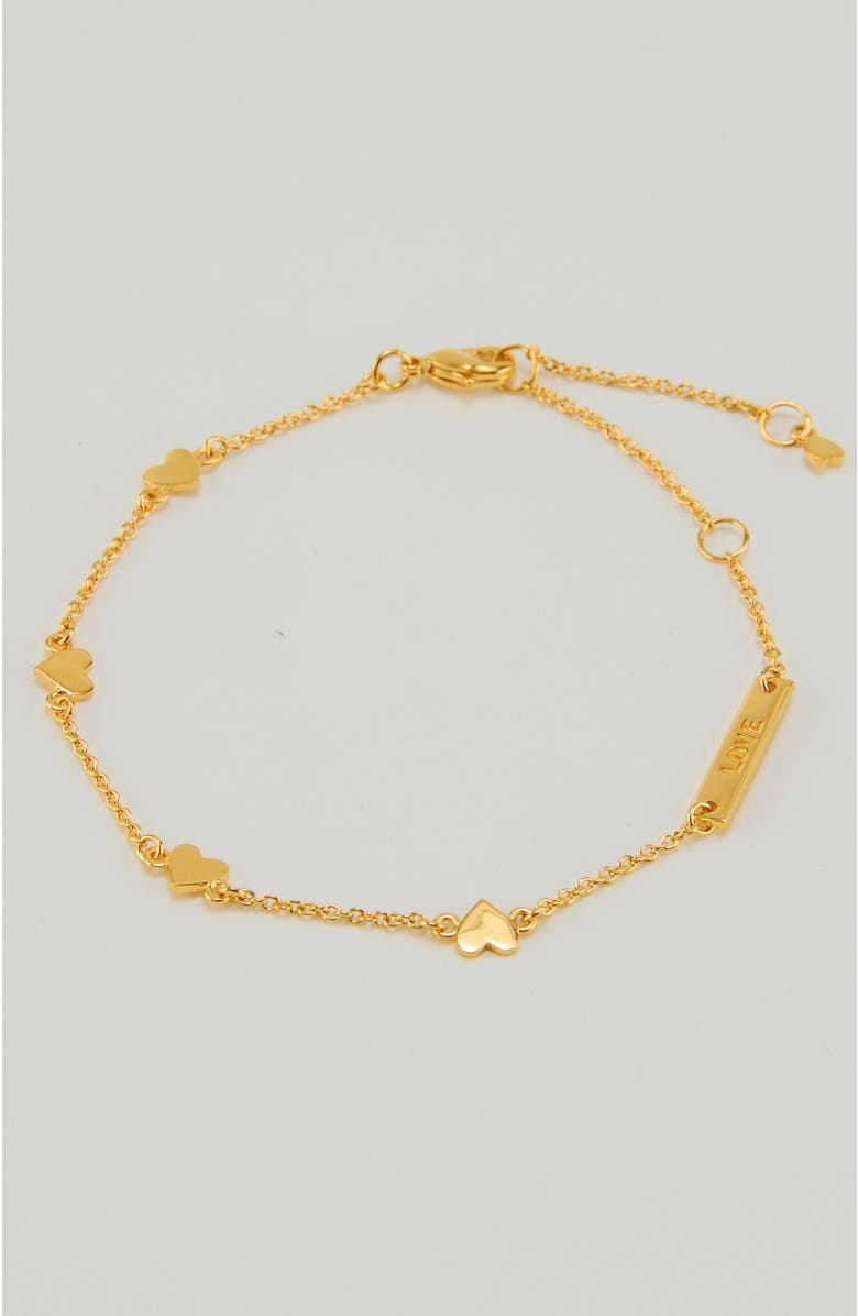Gwen Beloti Love heart bracelet, Alternate, color,
