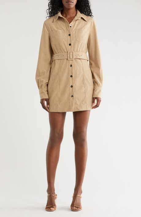 AREA STARS Sosi Long Sleeve Shirtdress