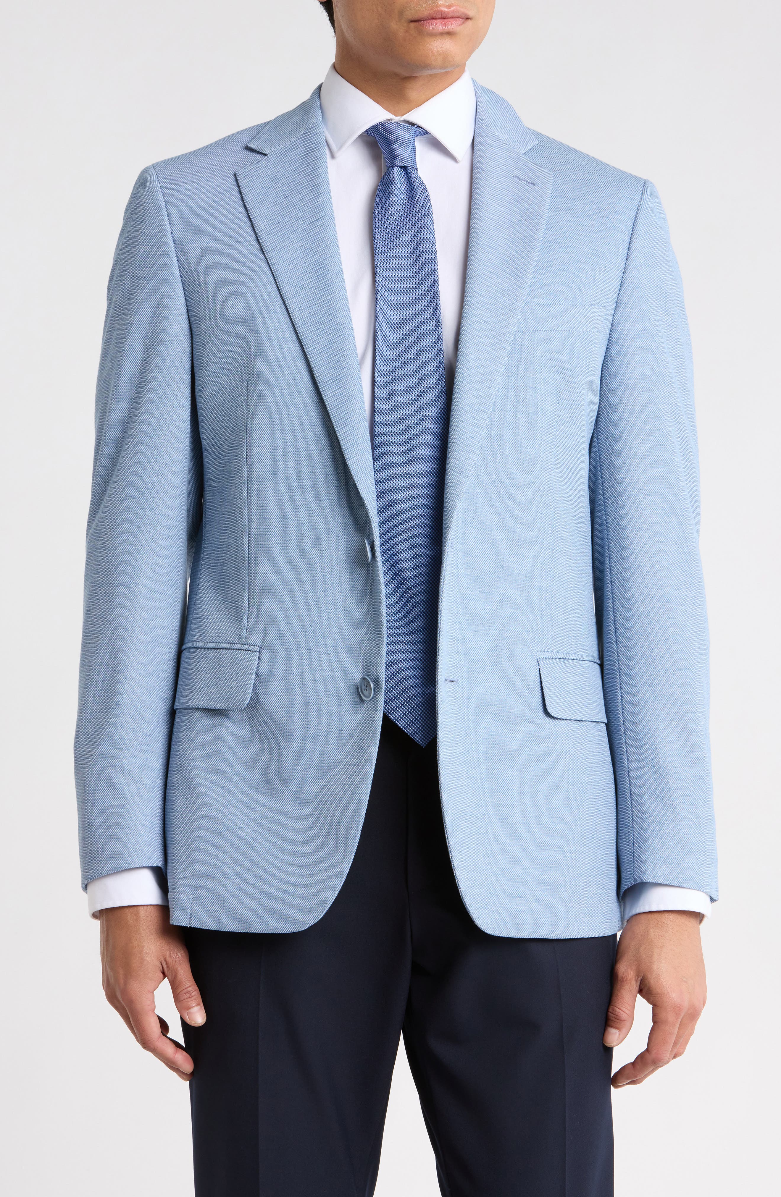 Stretch Notch Lapel Sport Coat