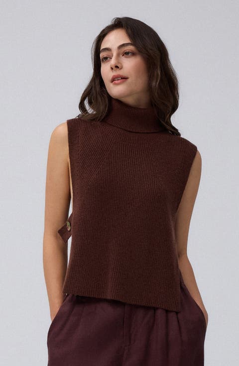 Wool Cashmere Sweater Vest