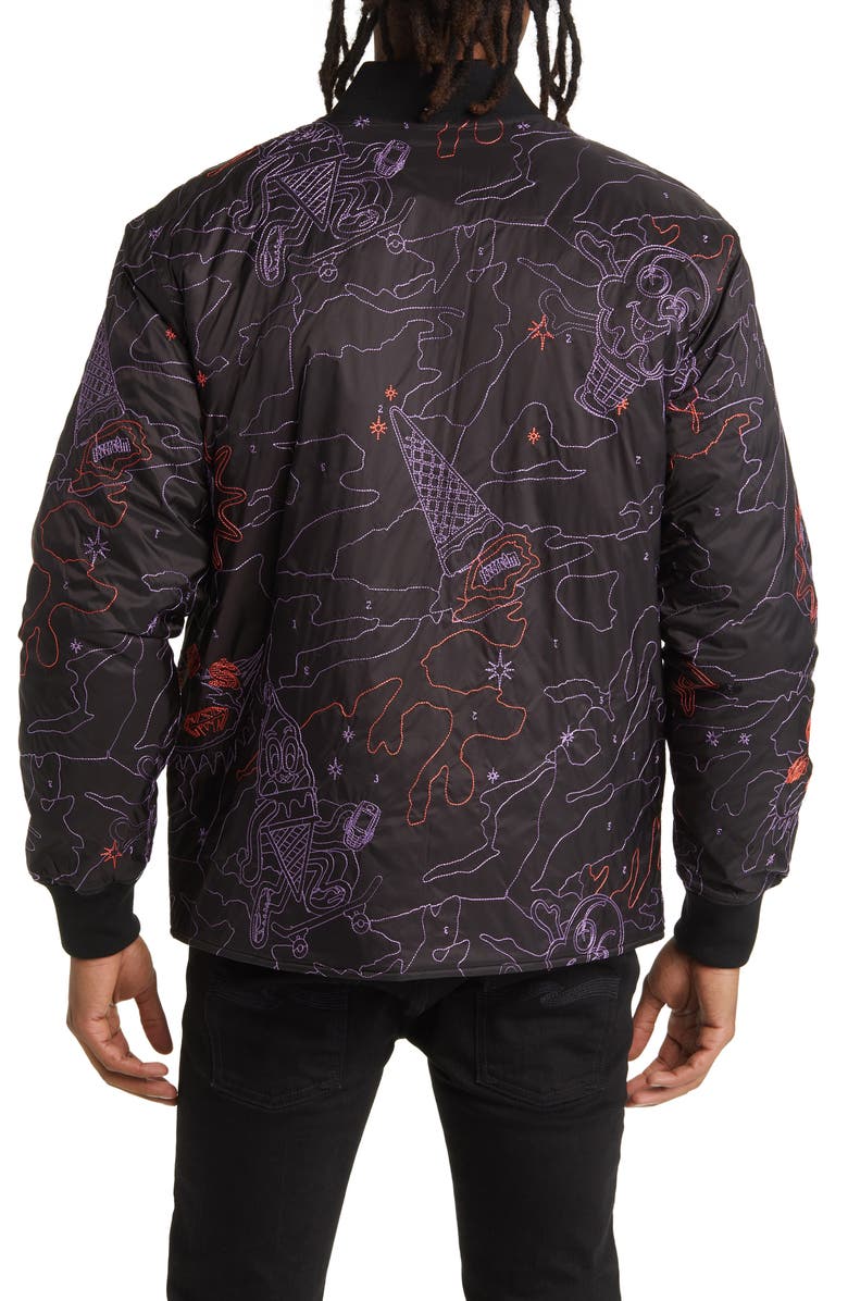 ICECREAM Skim Milk Bomber Jacket, Alternate, color,