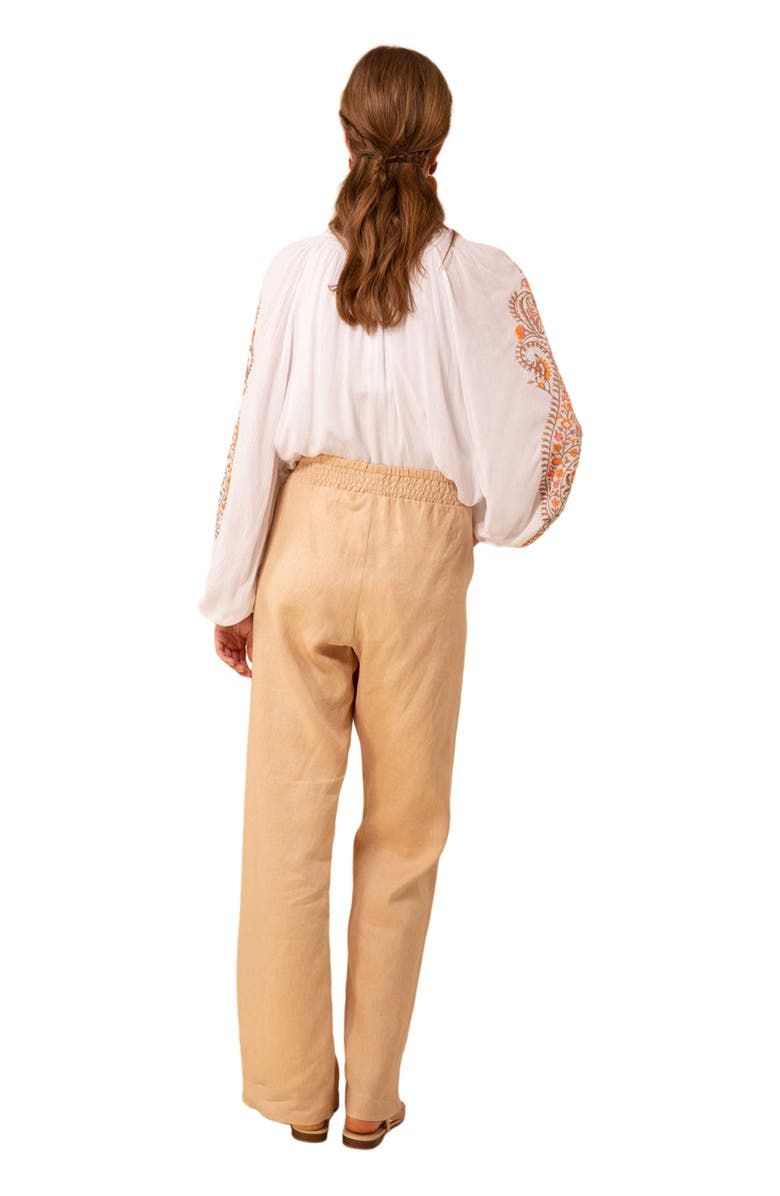 Hale Bob Emersyn Solid Linen Pant, Alternate, color, 