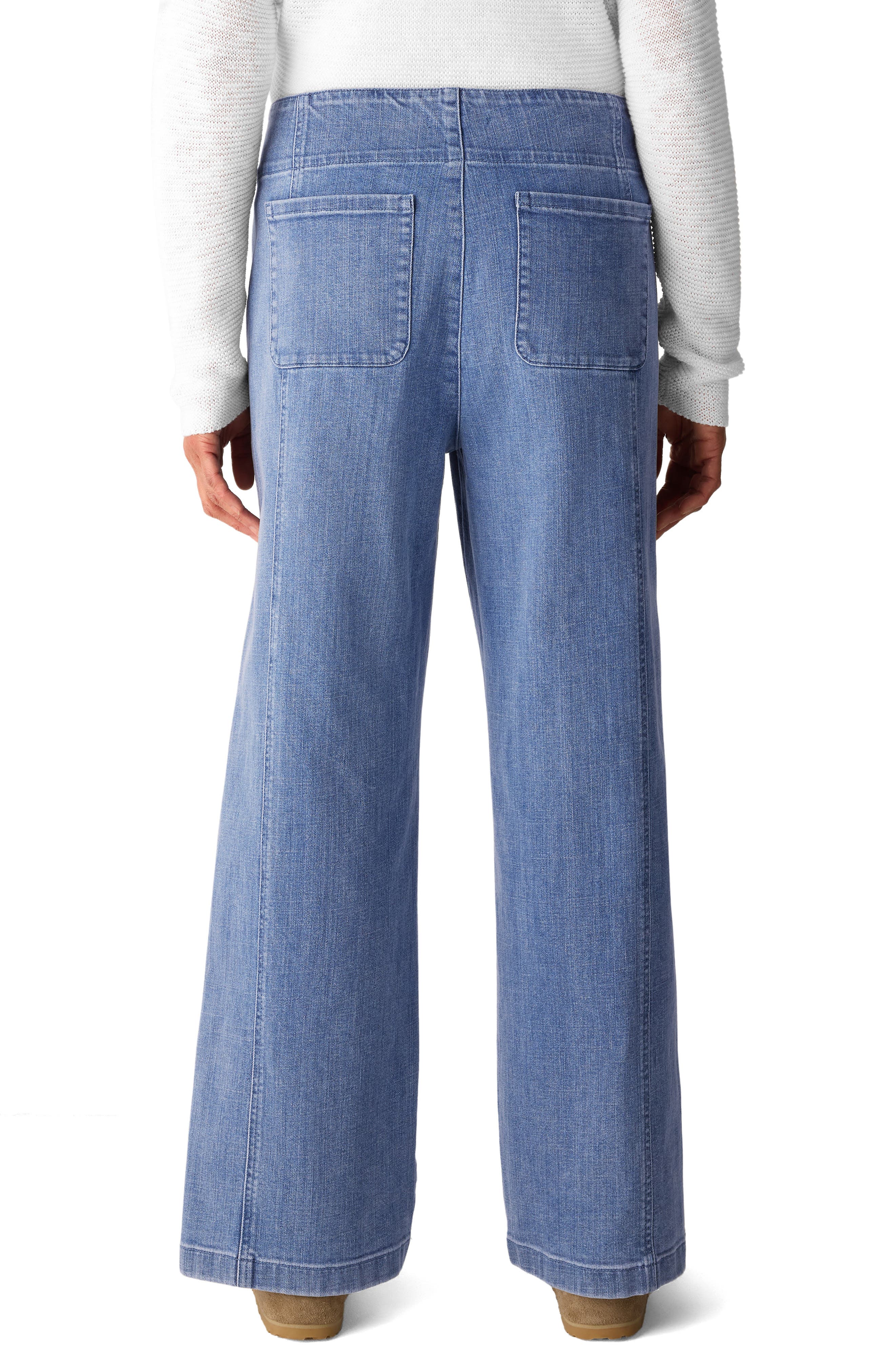 Wide Leg Denim Pants - image 4