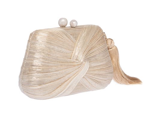 Rafé New York Rafe New York Rosie Draped Clutch In Brown