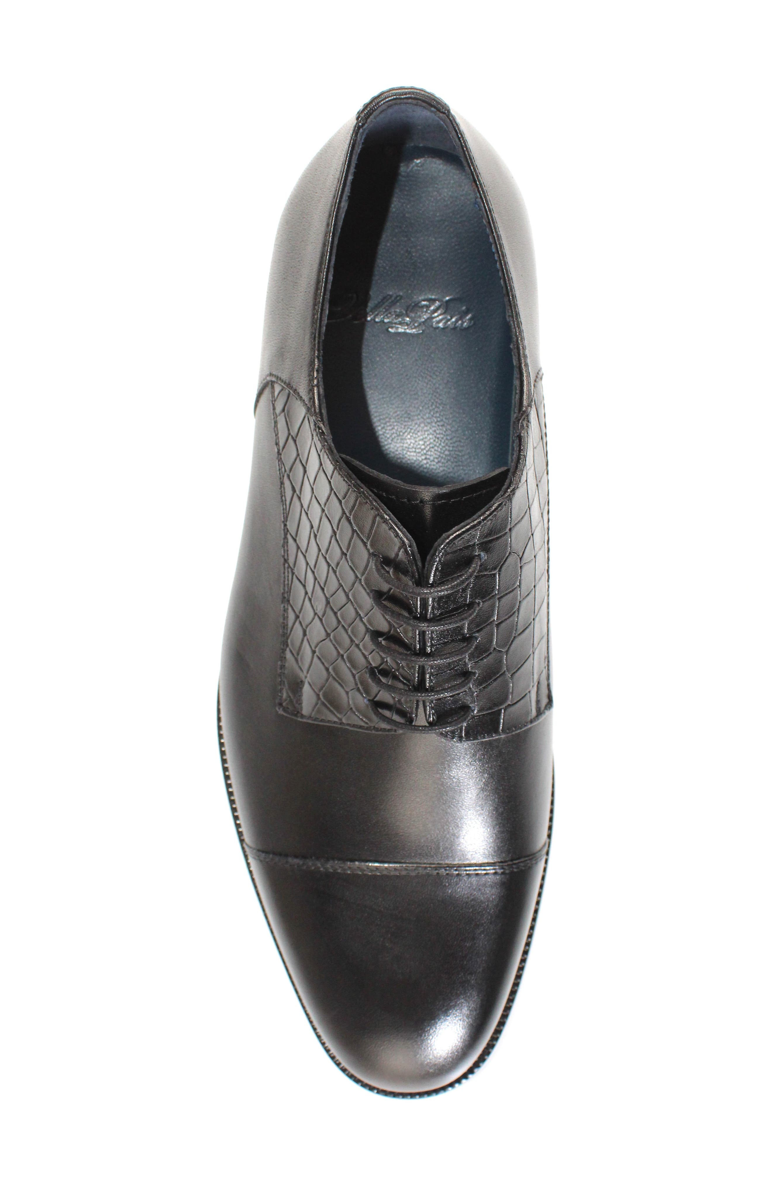 VELLAPAIS McLendon Cap Toe Derby, Alternate, color, Black