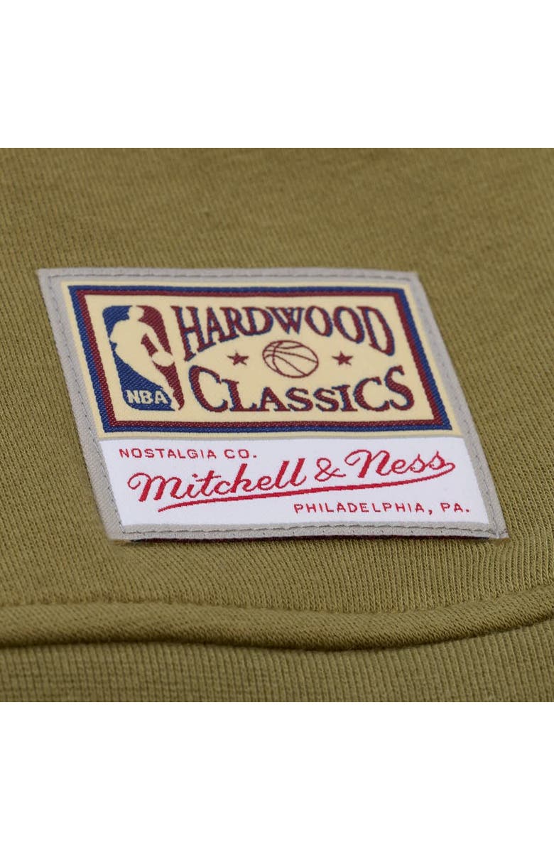 Mitchell & Ness Women's Mitchell & Ness  Olive New York Knicks Lightweight Script Sweatshirt, Alternate, color, Olive
