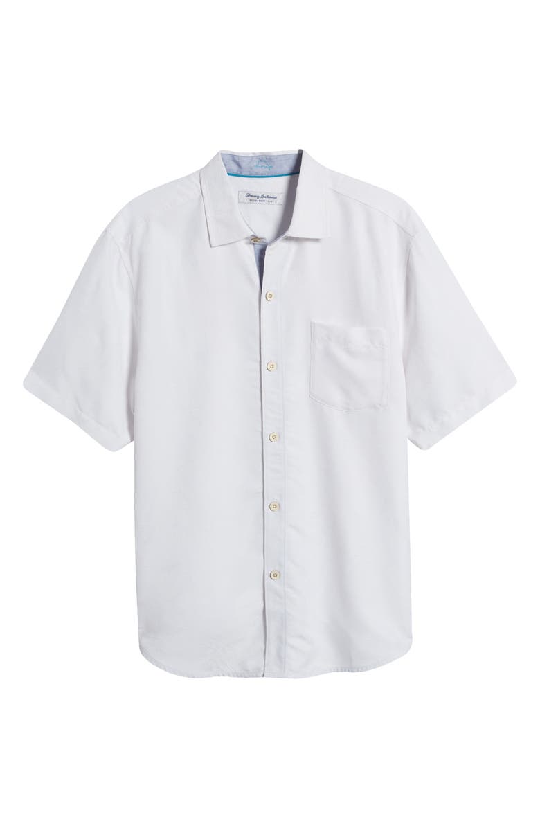 Tommy Bahama Coconut Point Keep it Frondly IslandZone<sup>®</sup> Short Sleeve Performance Button-Up Shirt, Alternate, color, 