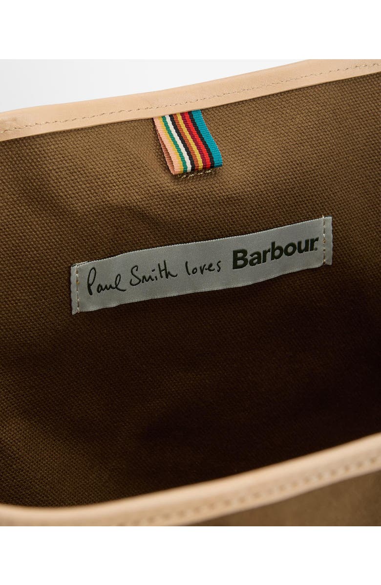 Barbour x Paul Smith Tote, Alternate, color, Dark Sand