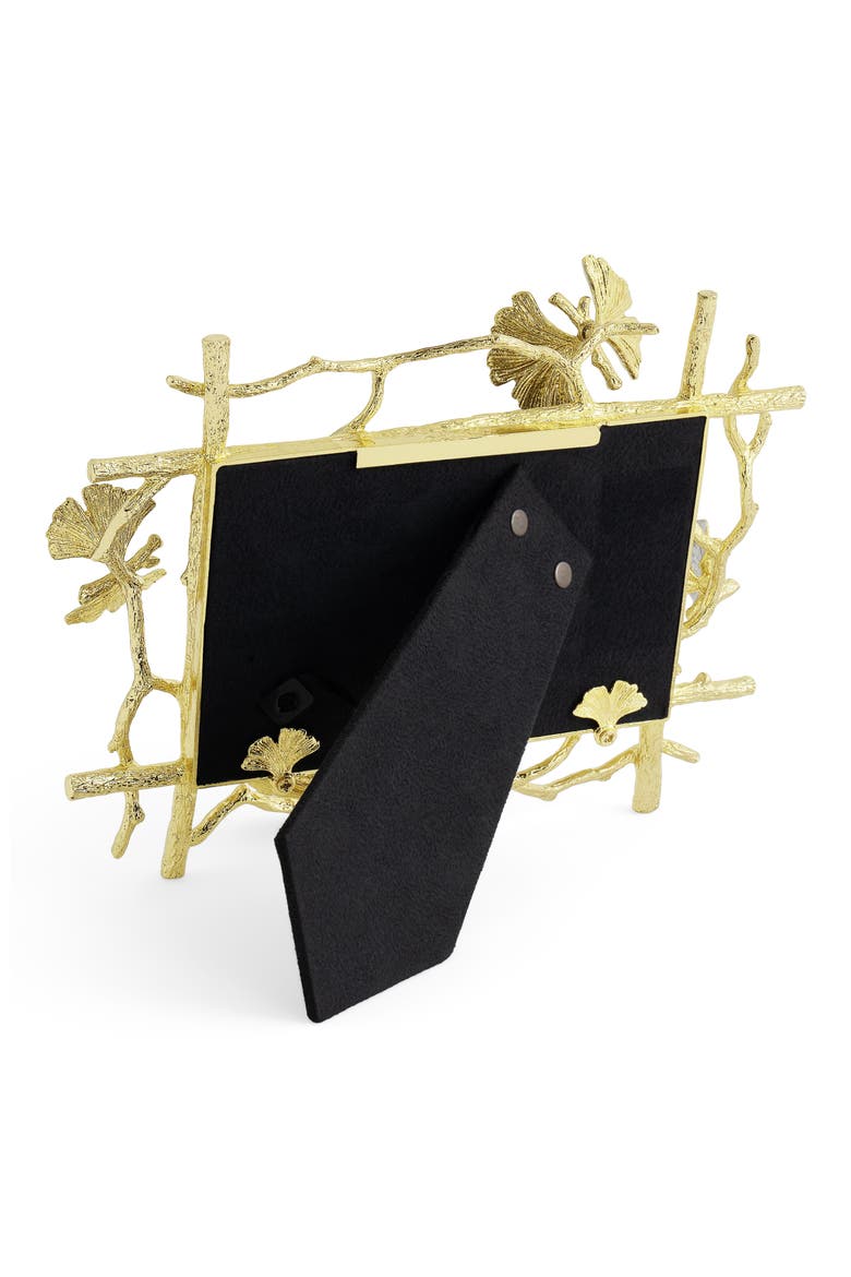Butterfly Ginkgo 4" x 6" Picture Frame, Alternate, color, GOLD
