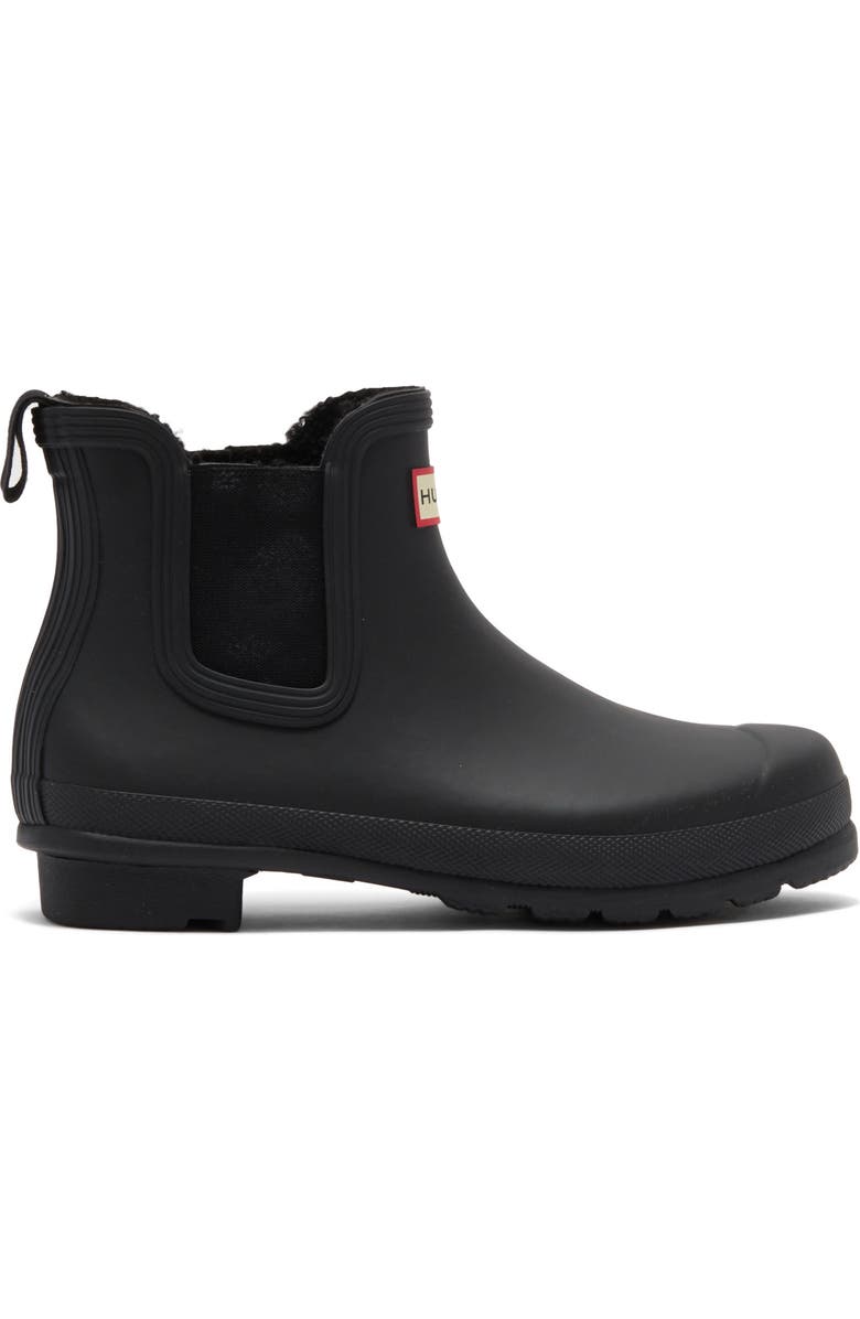 Hunter Original Insulated Waterproof Chelsea Boot, Alternate, color,