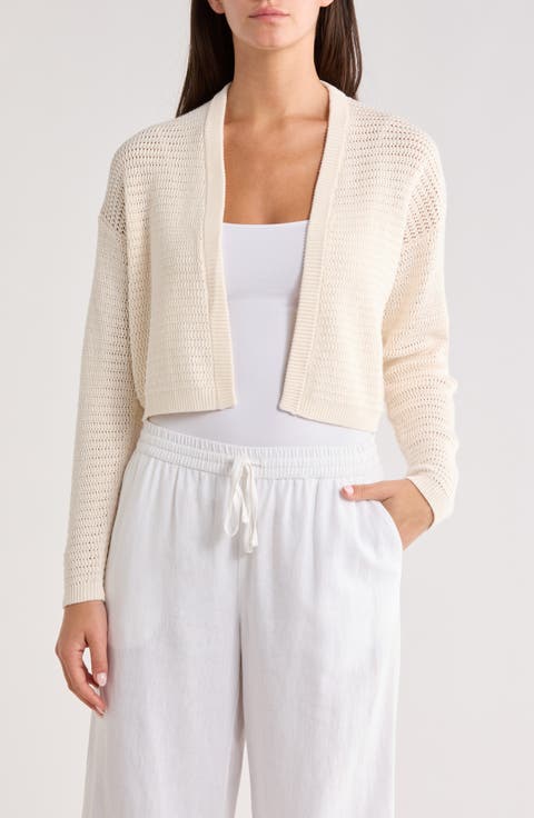Anacapa Open Stitch Cotton Cardigan