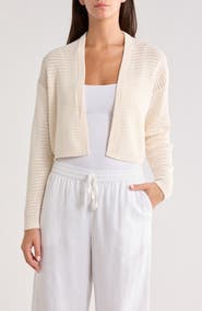 Marine Layer Anacapa Open Stitch Cotton Cardigan