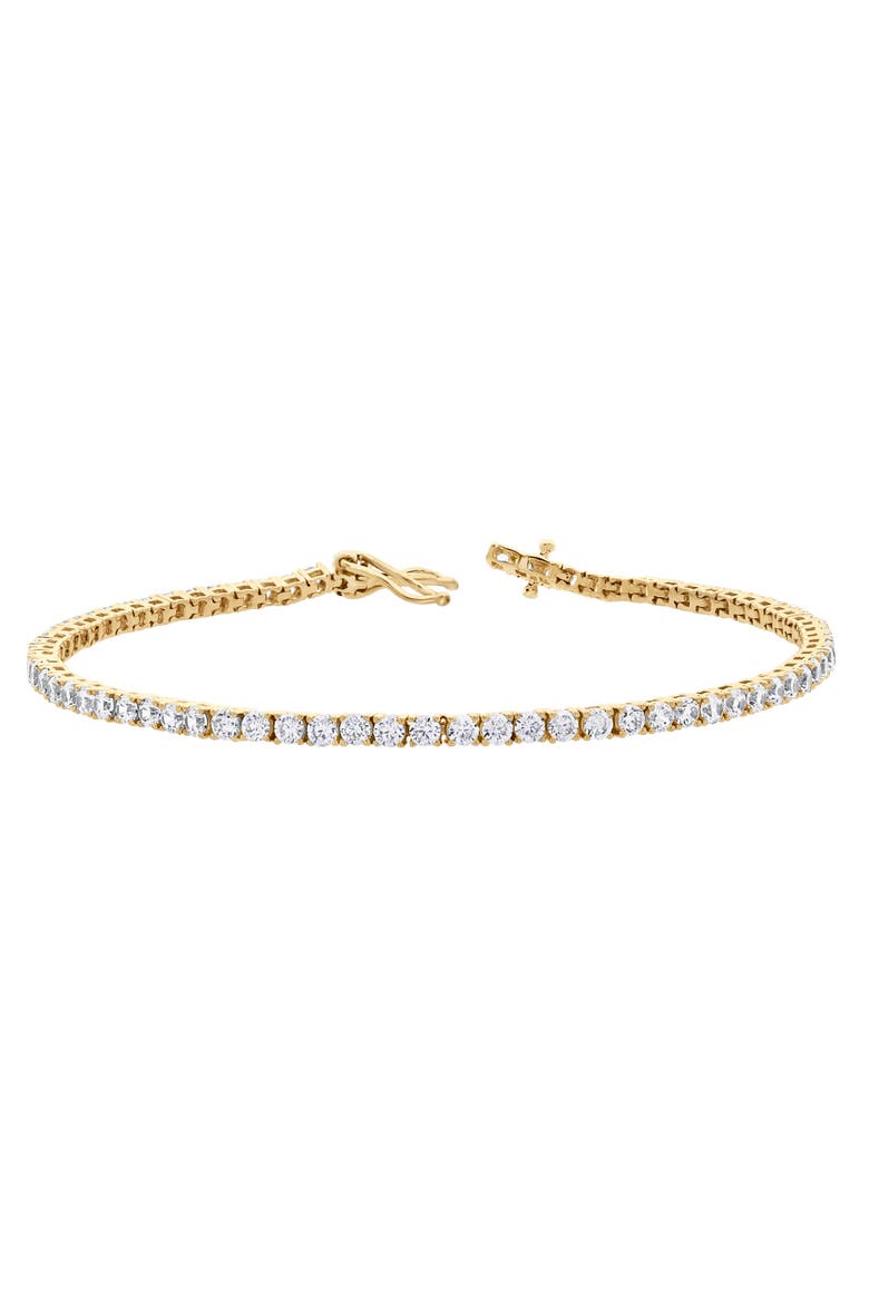 Azora 4 Ct 14K Gold Diamond Tennis Bracelet, Main, color, 14K Yellow Gold