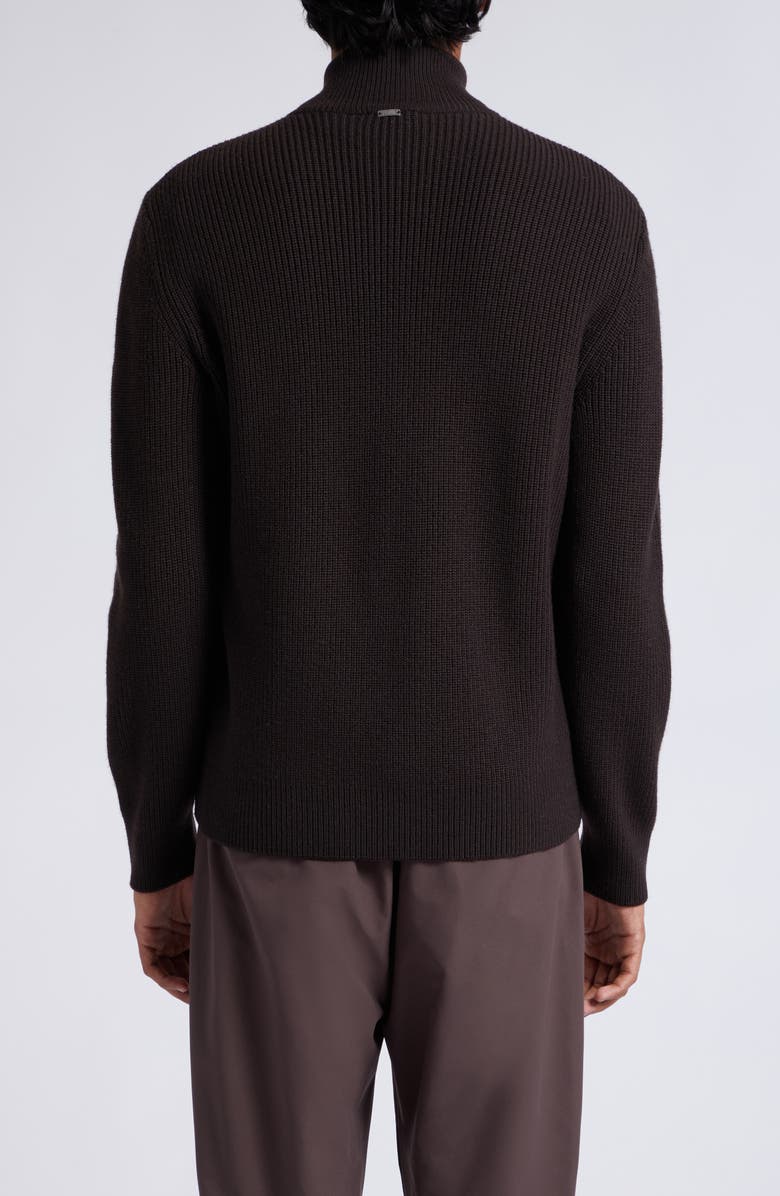 Herno Quilted & Knit Bomber Jacket, Alternate, color,