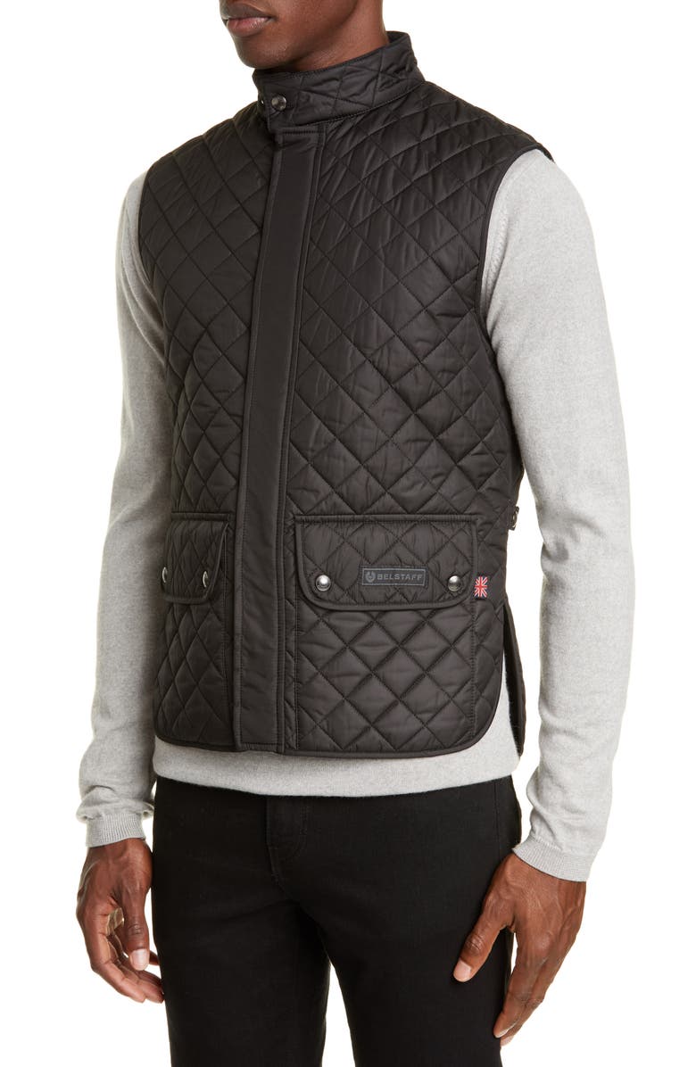Belstaff Waistcoat Tech Quilted Vest, Alternate, color,