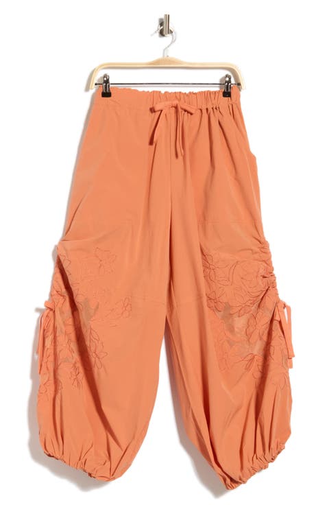 Wild Bloom Embroidered Pants