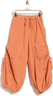 Free People Wild Bloom Embroidered Pants