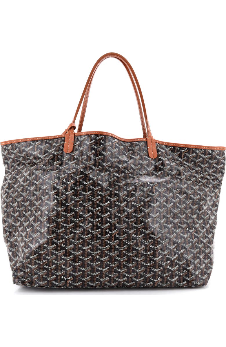 Pre-Owned Goyard Saint Louis Tote Coated Canvas GM, Alternate, color, Brown