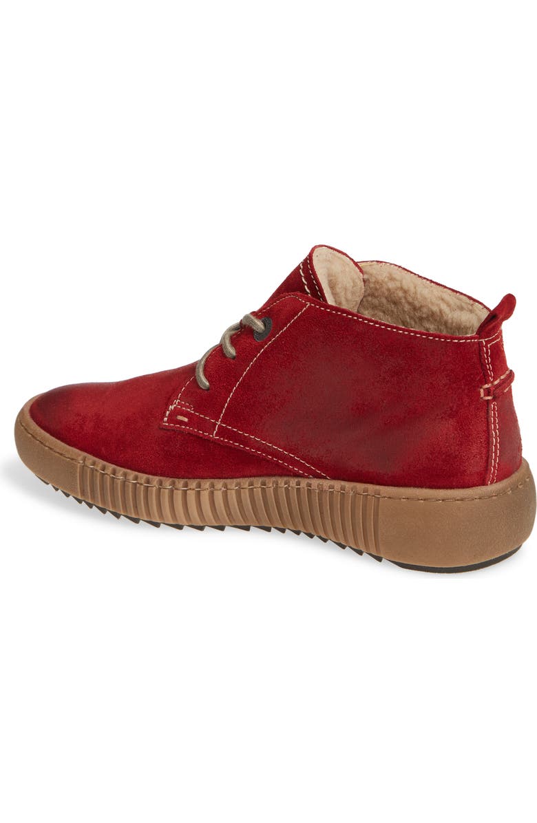 Josef Seibel Maren 02 Sneaker, Alternate, color, Red Suede