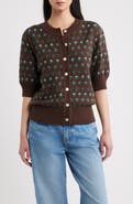 Rails Christine Floral Short Sleeve Cardigan